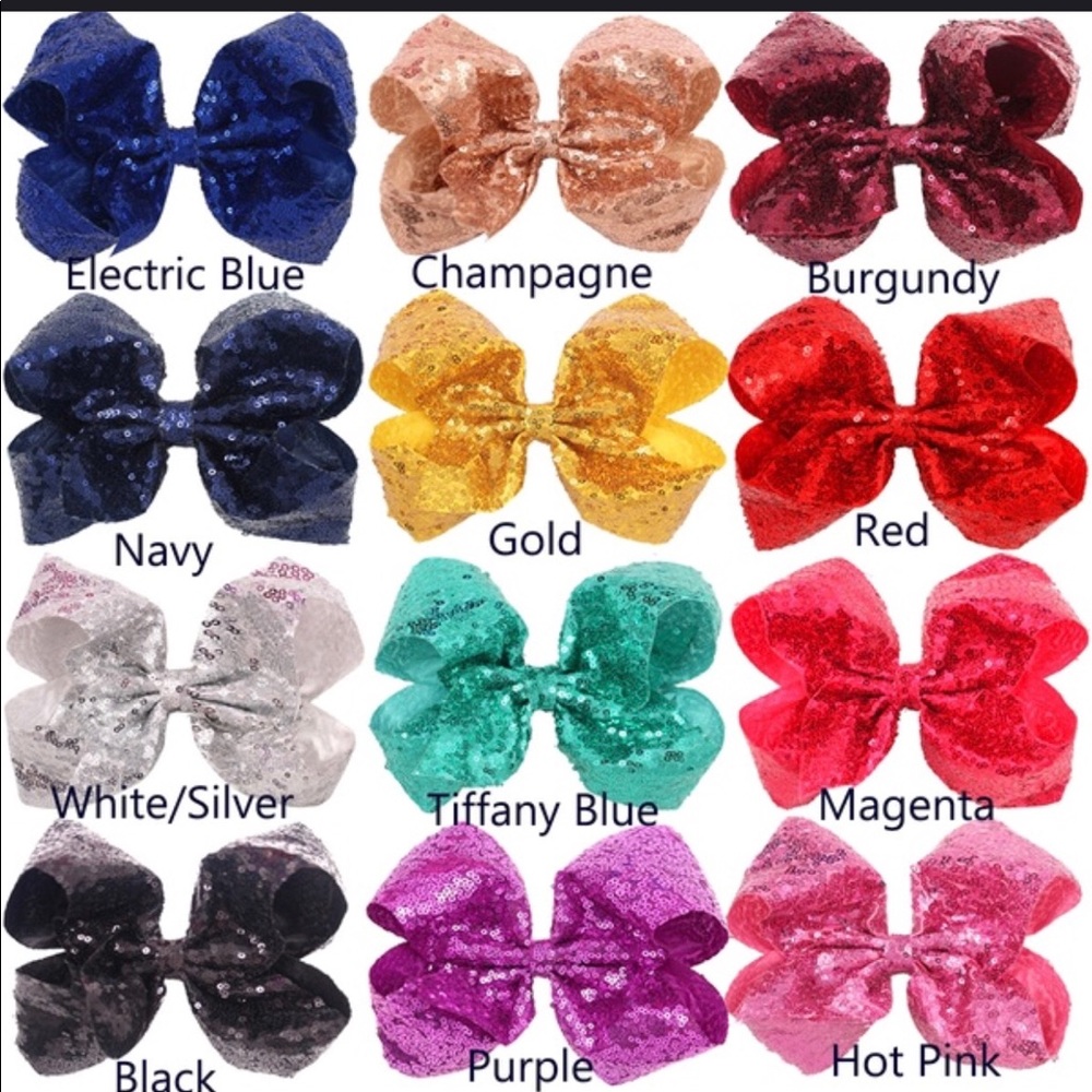 8 inch hair bows